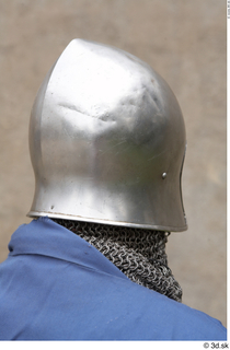 Photos Medieval Knight in mail armor 4 army head helmet…